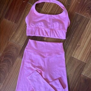 Balance Athletica Pink Sports Bra & matching pats set